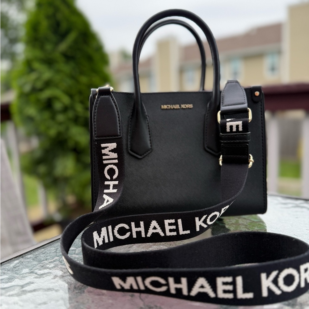 Michael Kors Maple Small Leather Satchel/Crossbody Bag